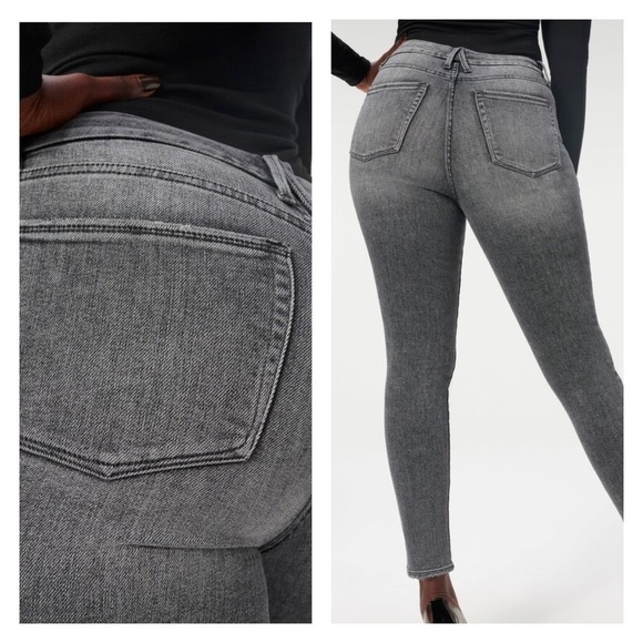 NWT Good American Good Legs High Rise Denim in Black152 14/32 - Picture 3 of 9